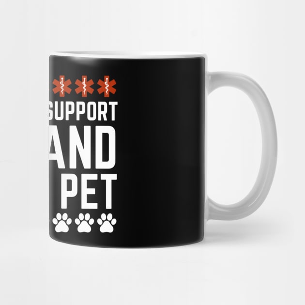 Emotional-Support-Husband-Do-Not-Pet by Creatifly Graphic Tees